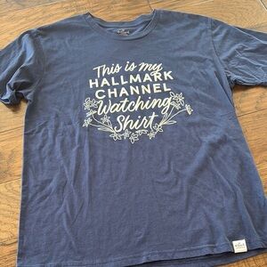 Blue Hallmark Channel Watching Shirt